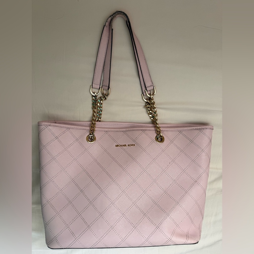 Pink Michael Kors Tote Bag
